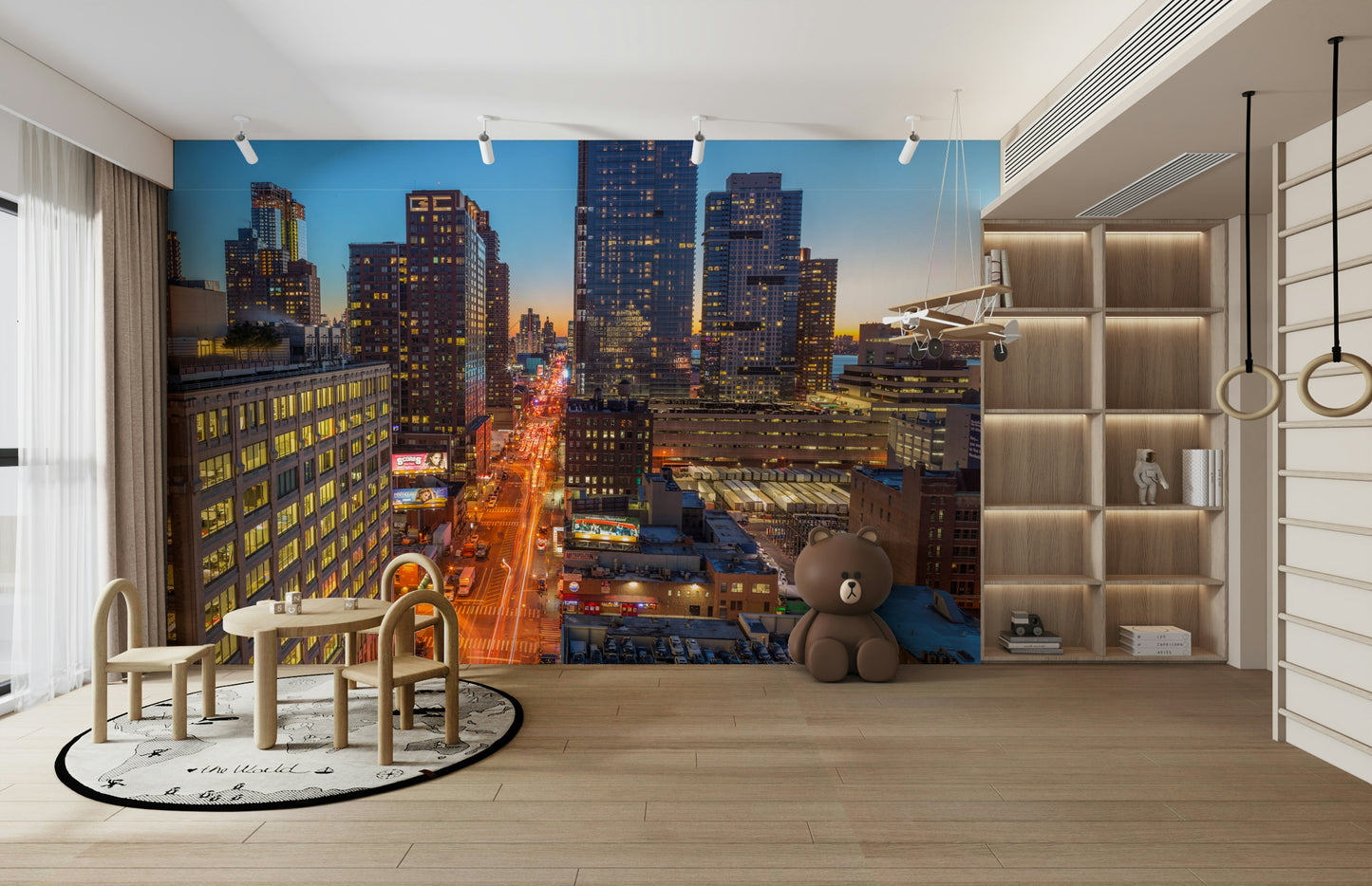 The view is a wide, panoramic perspective.

