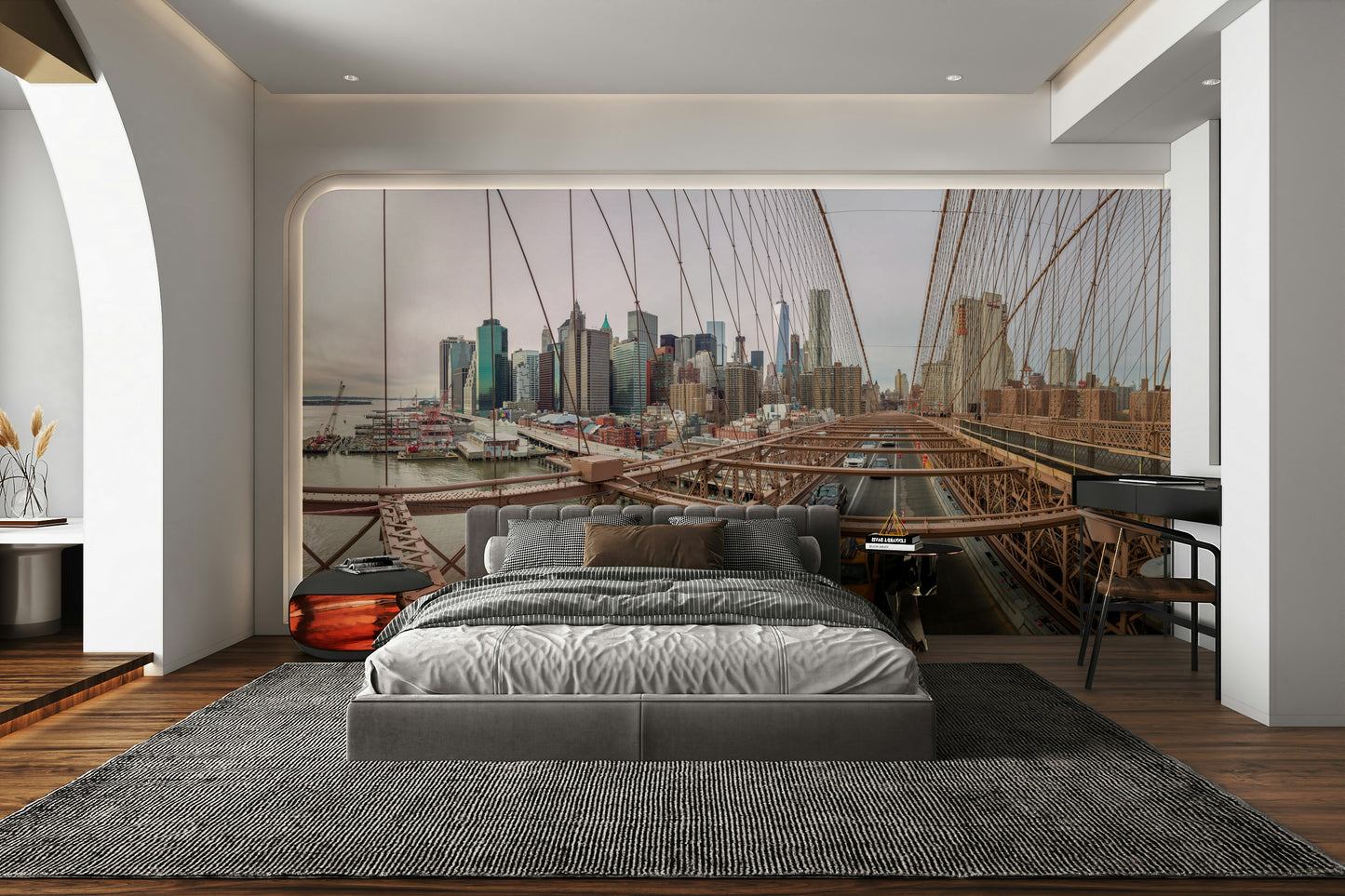 The buildings are a mix of styles and heights.

