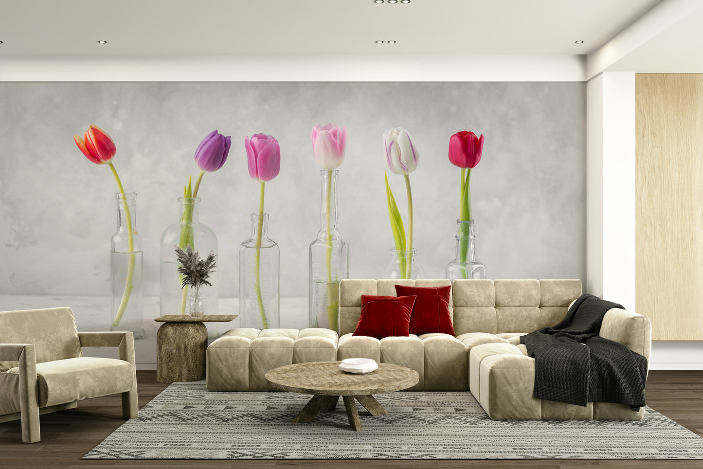 The flowers are the central focus of the scene.

