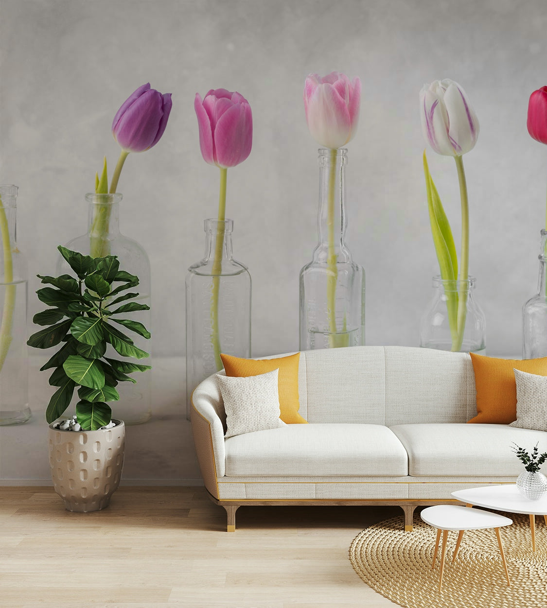 The overall mood is peaceful and sophisticated.

