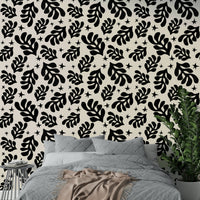 The pattern adds a sense of nature and visual interest to the space.

