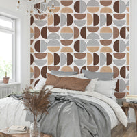 The geometric pattern adds visual interest without being overwhelming.


