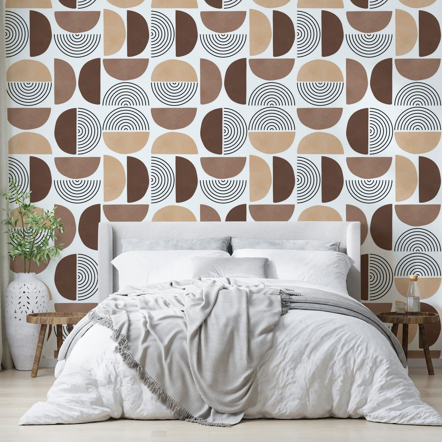 The design has a natural and sophisticated aesthetic.

