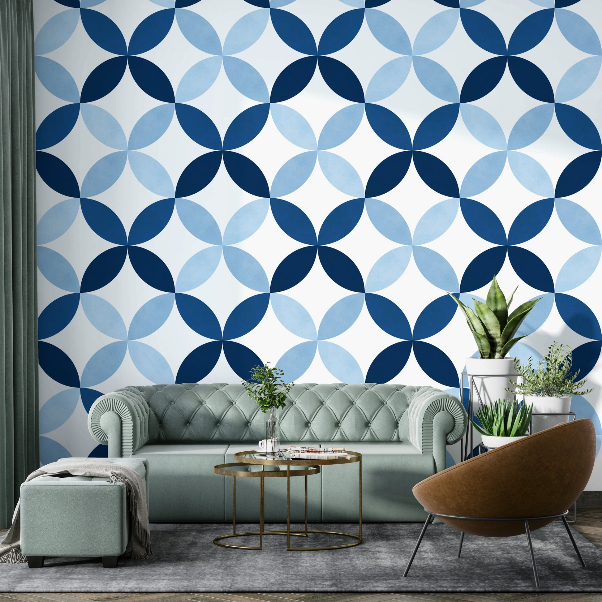 The design creates a sophisticated and luxurious aesthetic.

