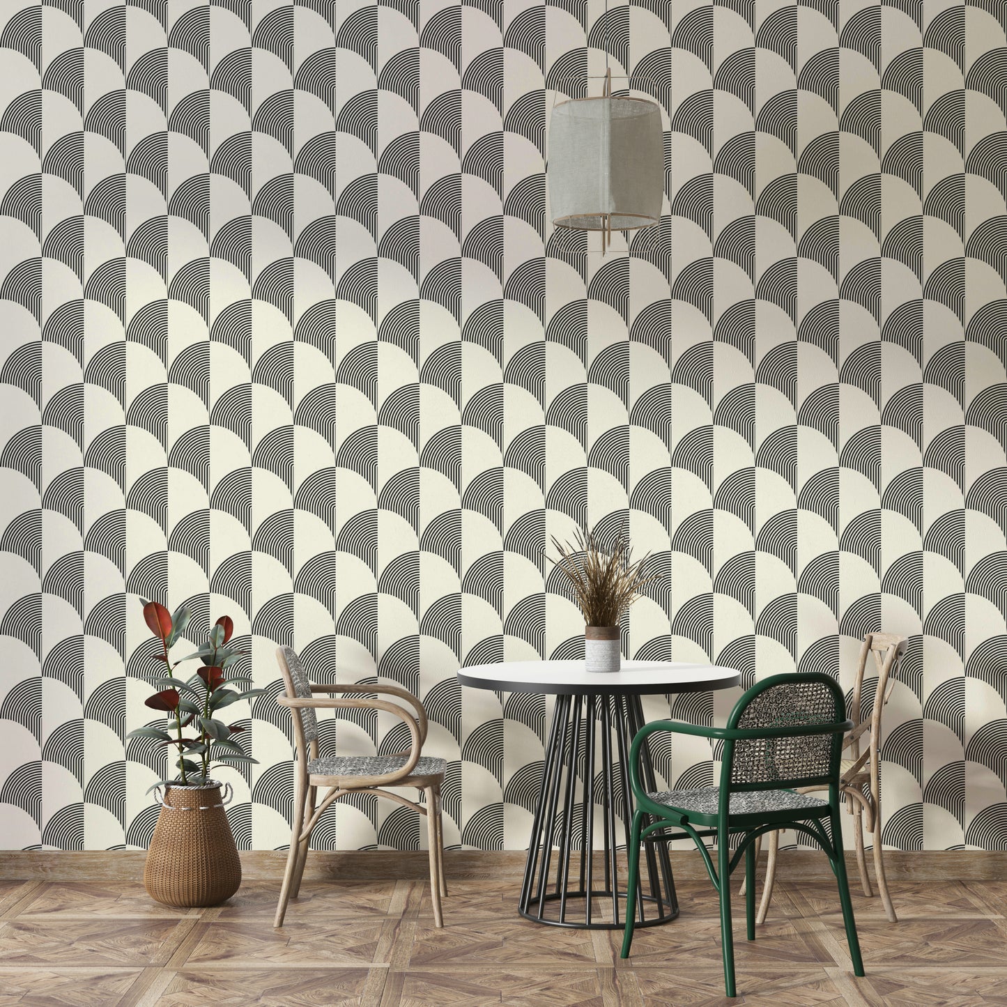 The texture of the wallpaper is smooth and high-quality.

