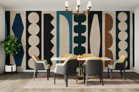 The colors include electric blue, neon pink, and yellow.

