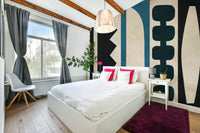 A stereo is visible in the foreground.

