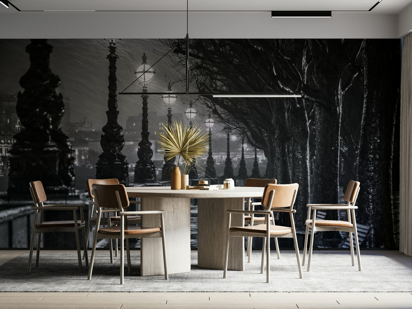 The mood is quiet and peaceful.

