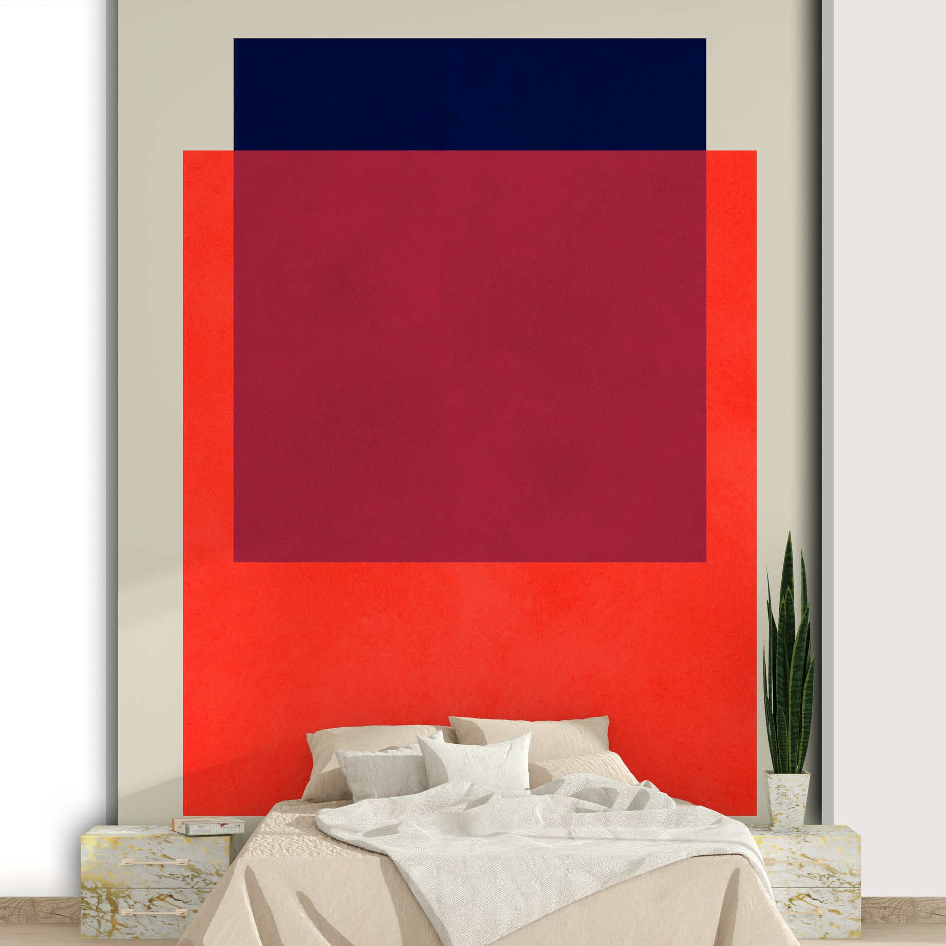 The mood is peaceful and serene.

