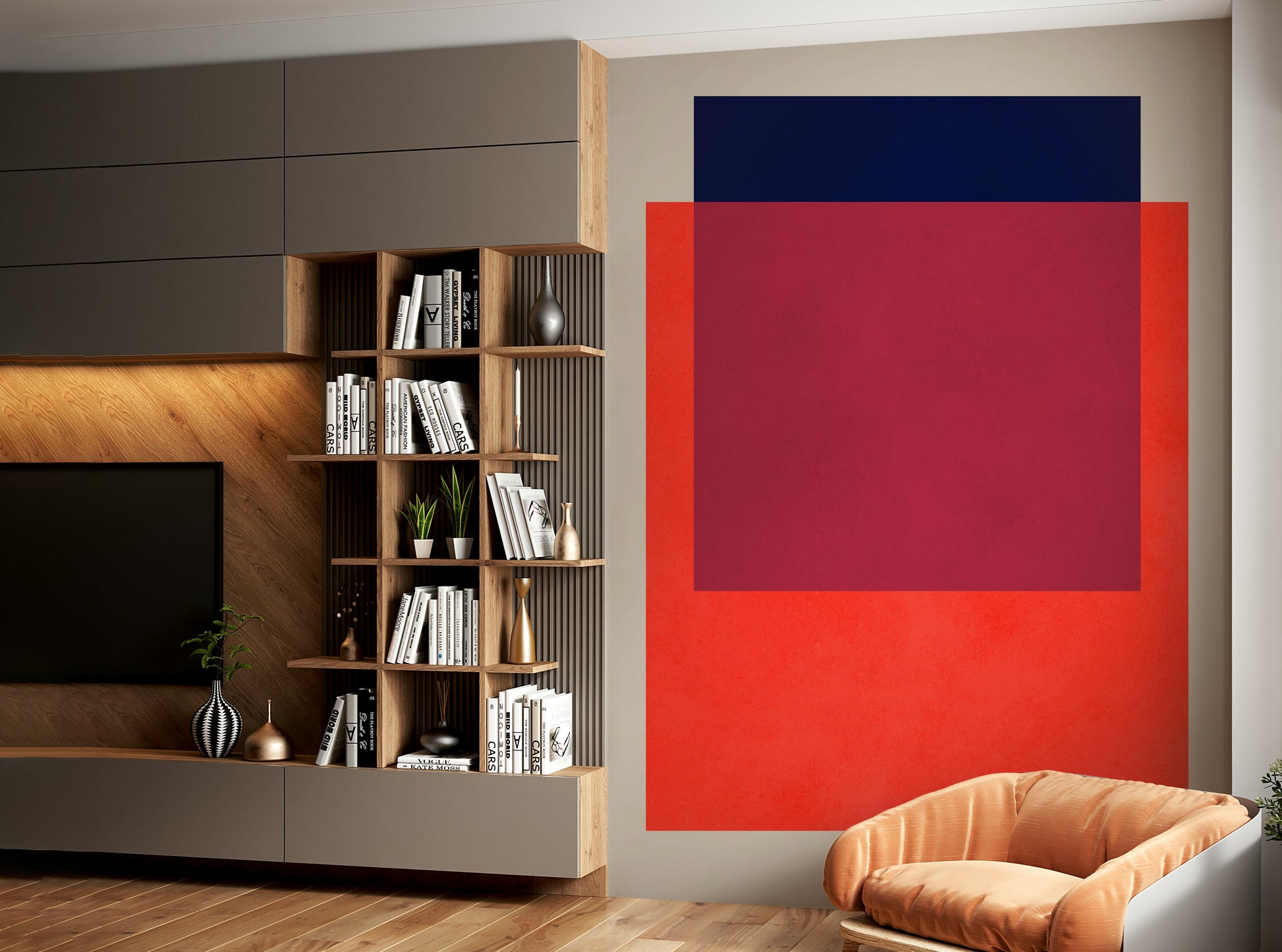 The design gives a feeling of quiet, natural beauty.

