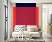 The image shows an artistic impression of a serene color field pattern.

