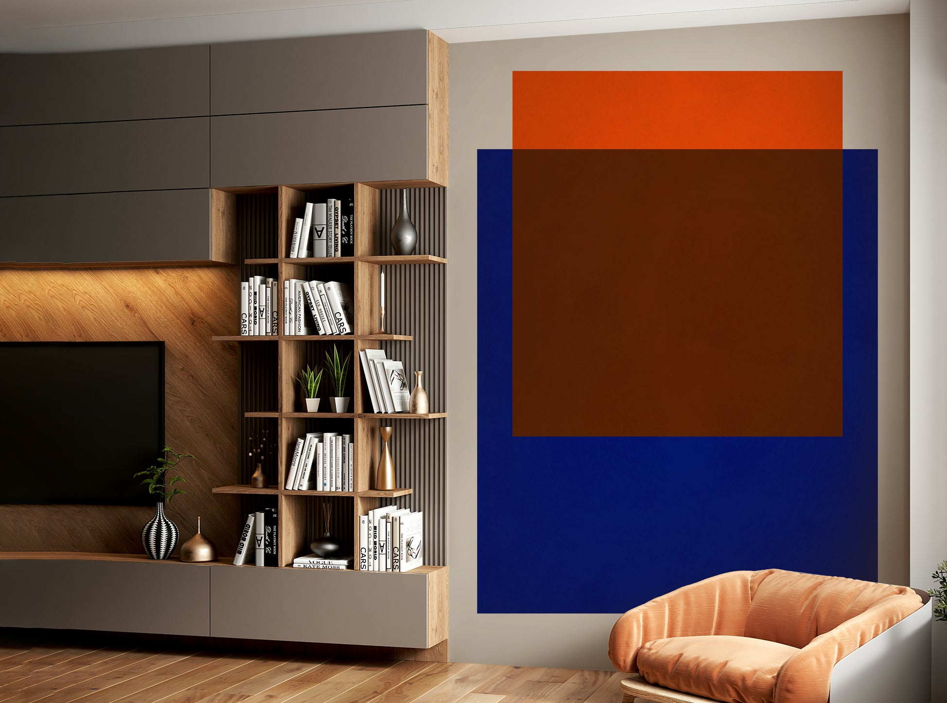 The mood is peaceful and serene.

