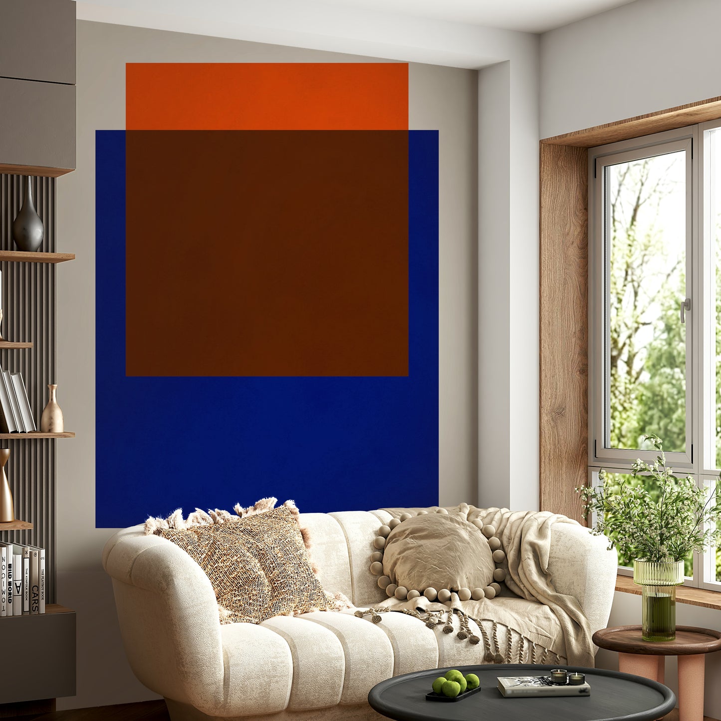 The design gives a feeling of quiet, natural beauty.

