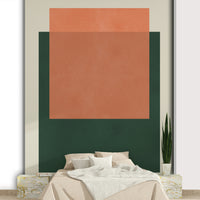 The image shows an artistic impression of a serene terra-cotta pattern with a soft, natural feel.

