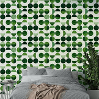 The image shows an artistic impression of a serene botanical scene.

