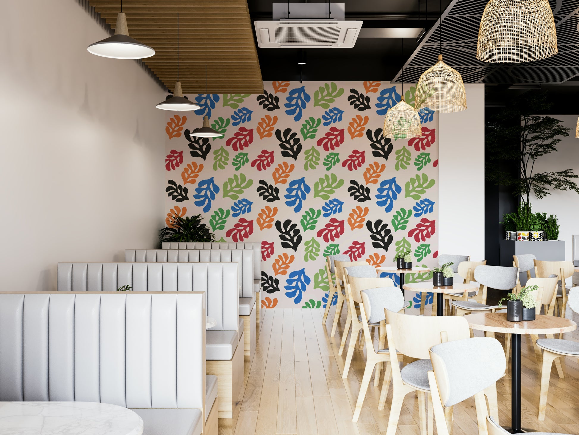 The feeling is one of fresh elegance.

