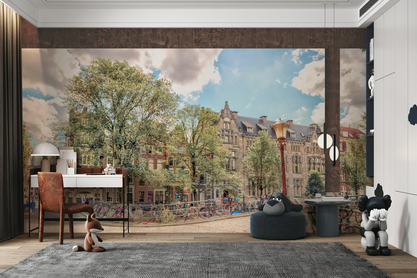 The mood is peaceful and serene.

