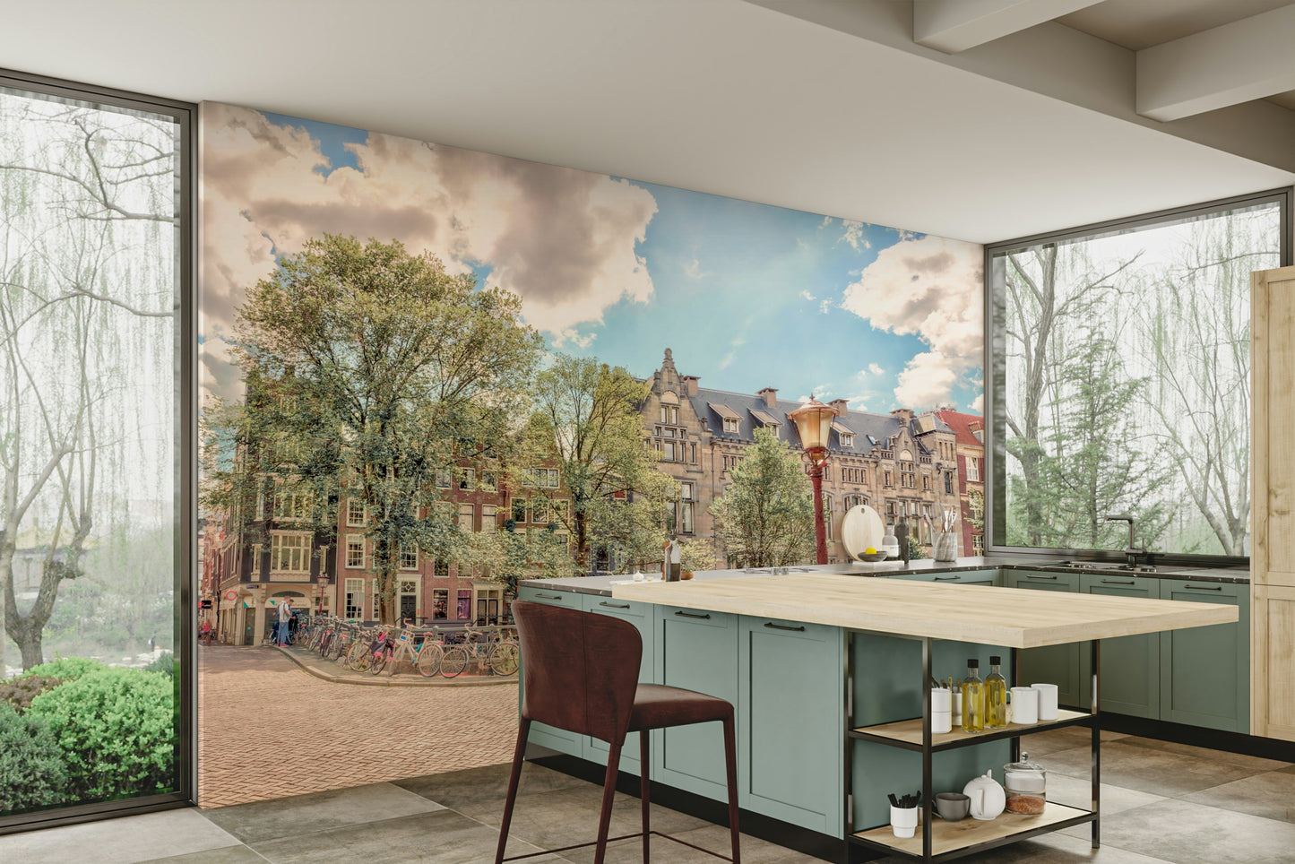 The style is artistic and natural.

