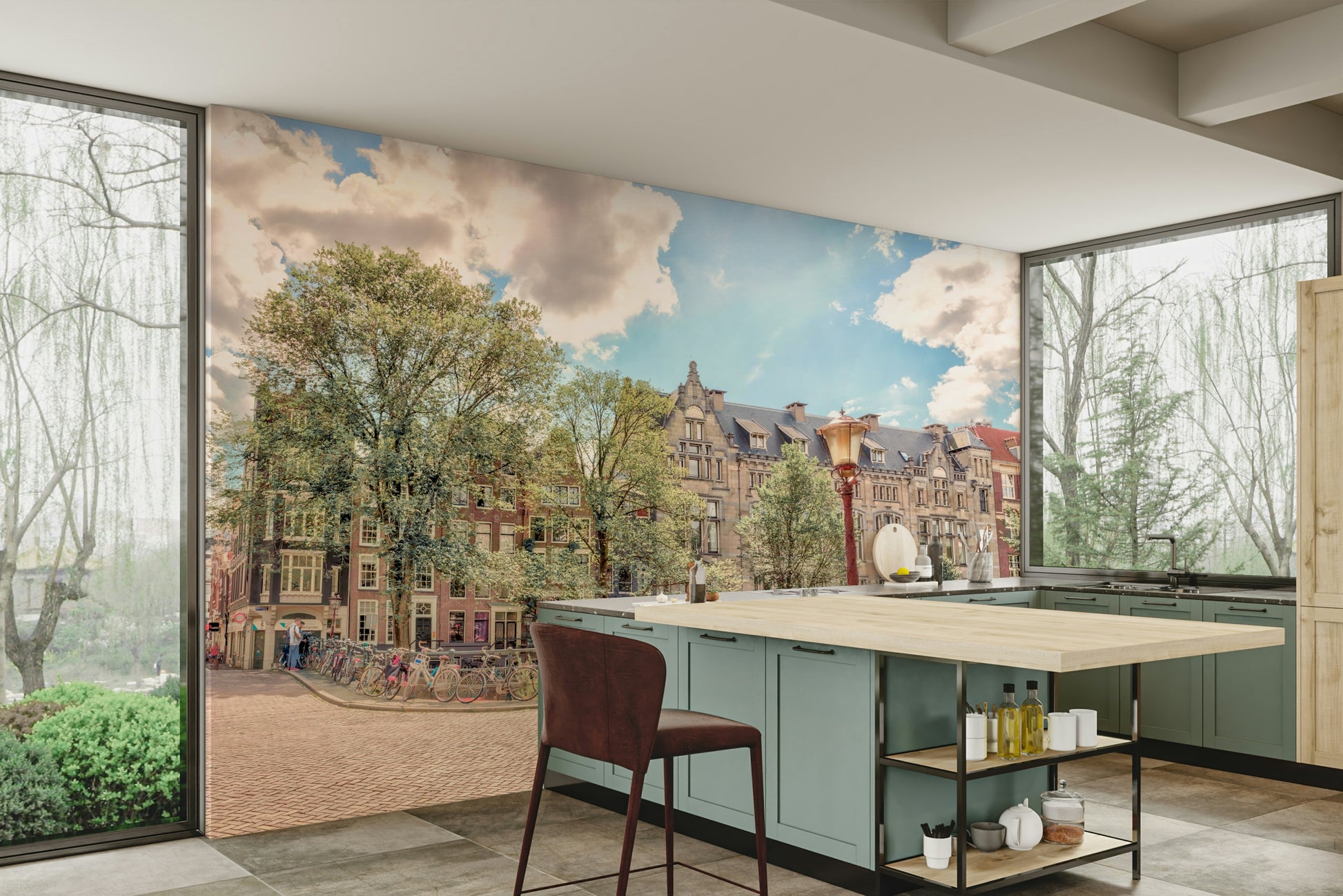 The style is artistic and natural.

