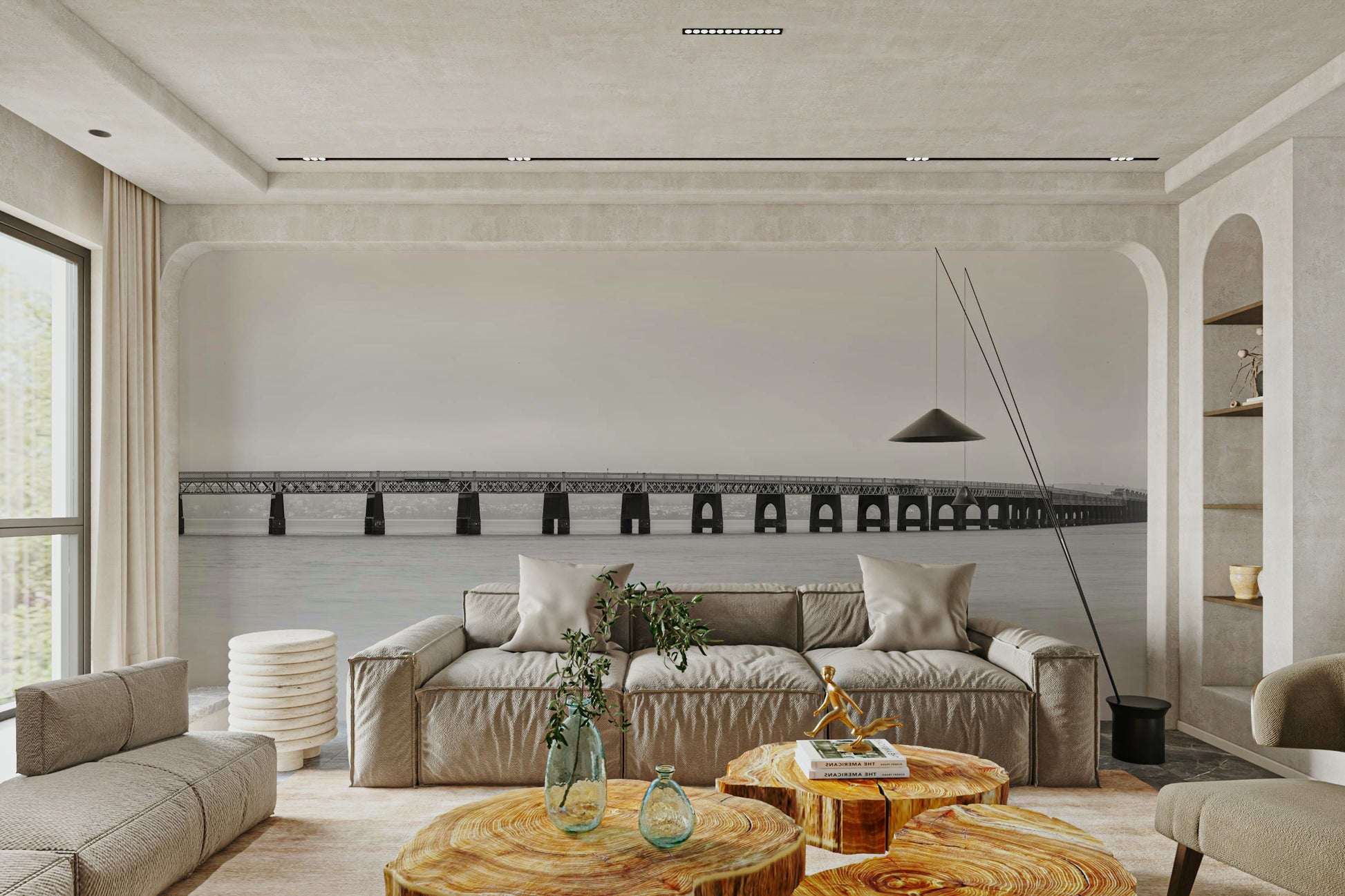 The feeling is one of fresh elegance.

