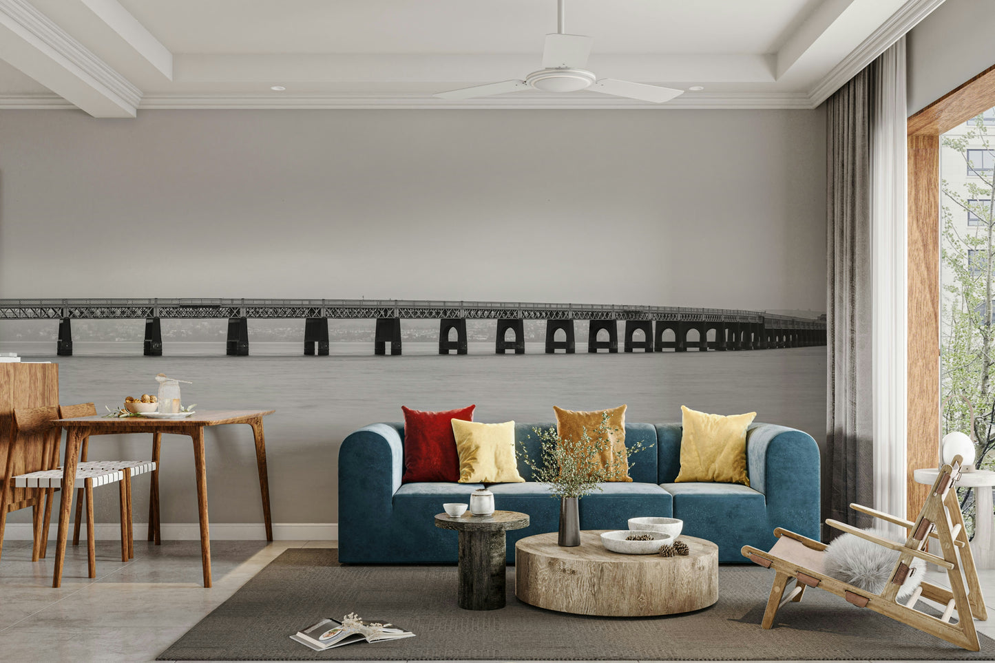 The mood is peaceful and serene.

