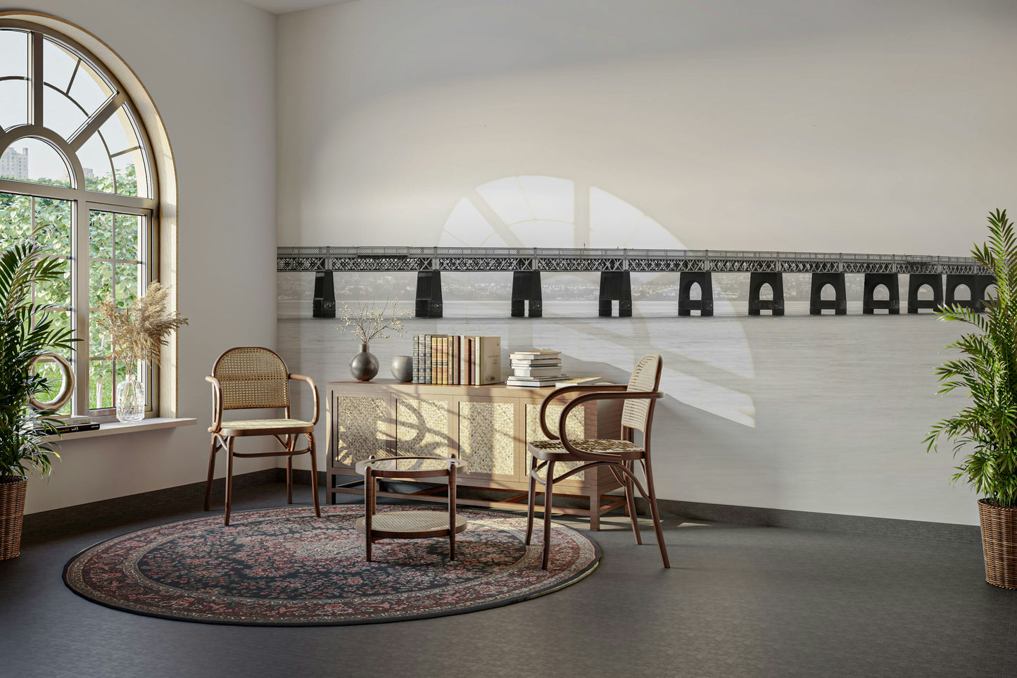 The style is artistic and natural.

