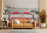 The composition is from the driver's perspective.

