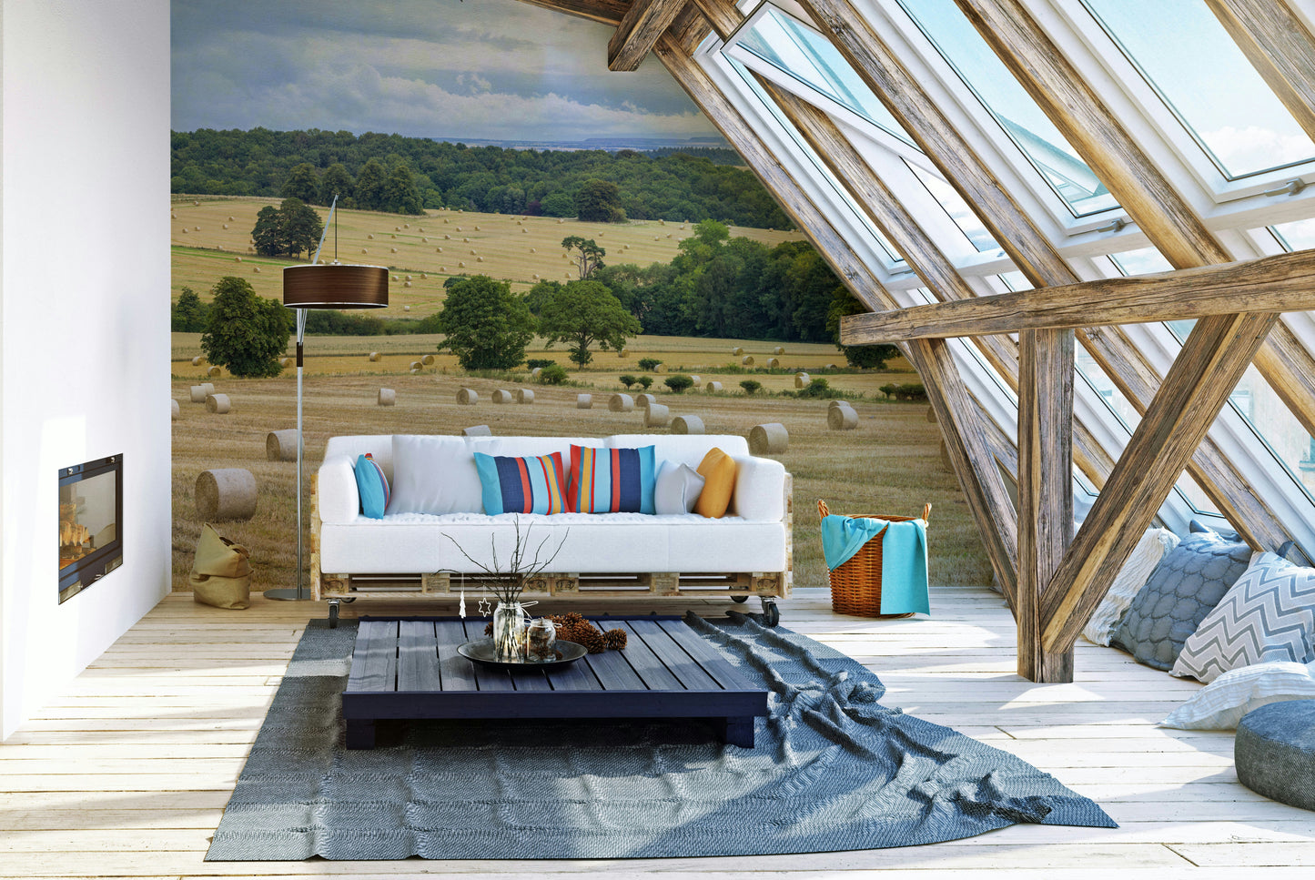 The horizon line stretches across the image.

