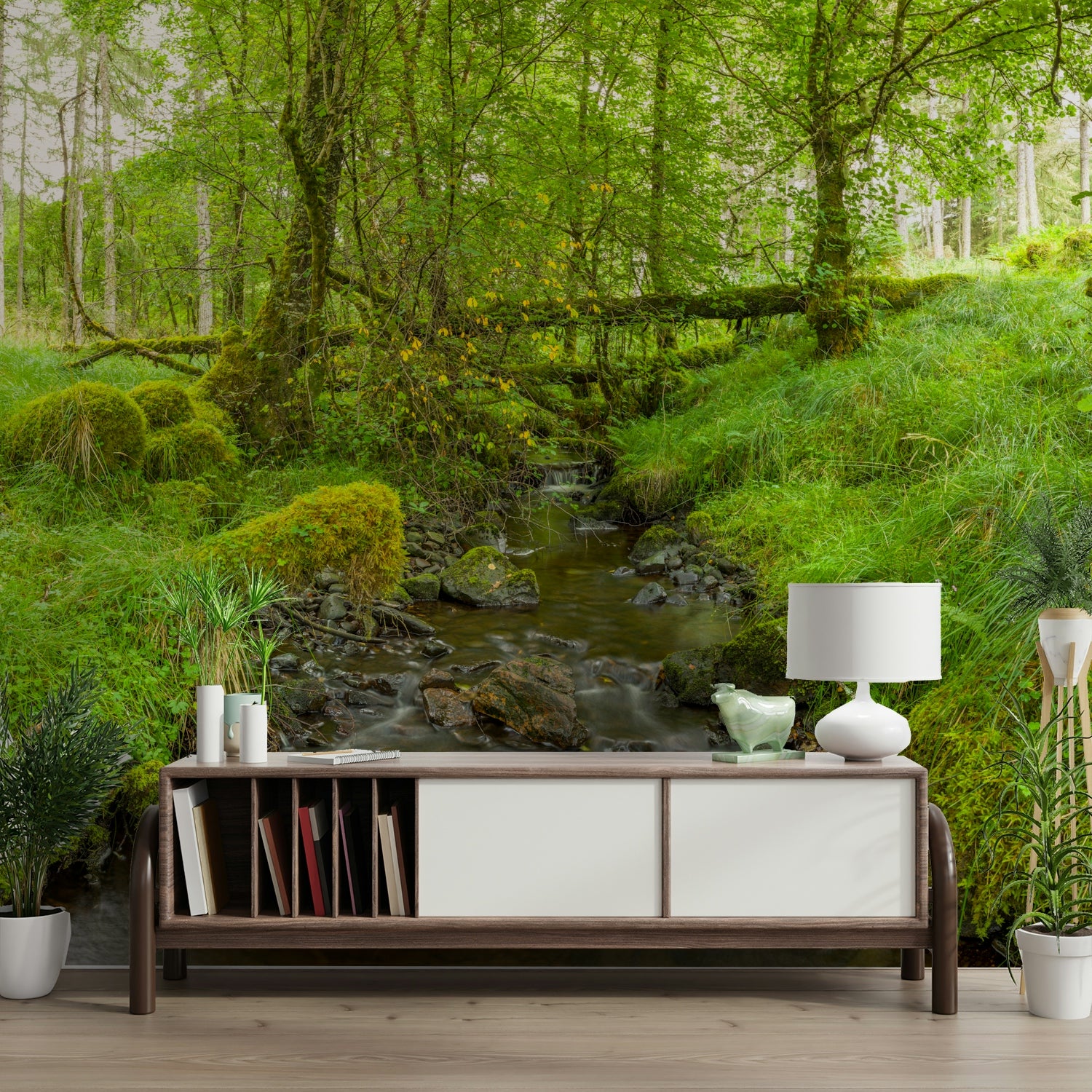 The mood is peaceful and serene.

