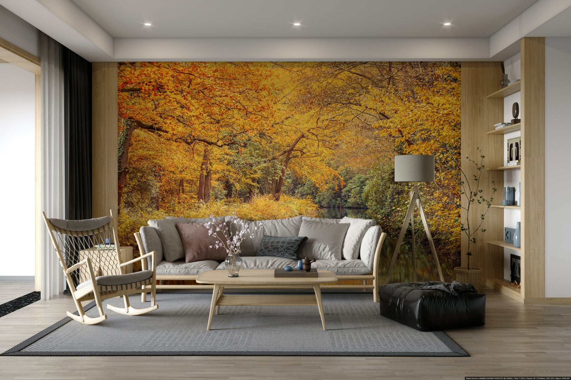 The feeling is one of quiet, natural beauty.

