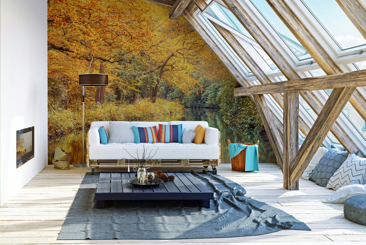 The mood is peaceful and serene.

