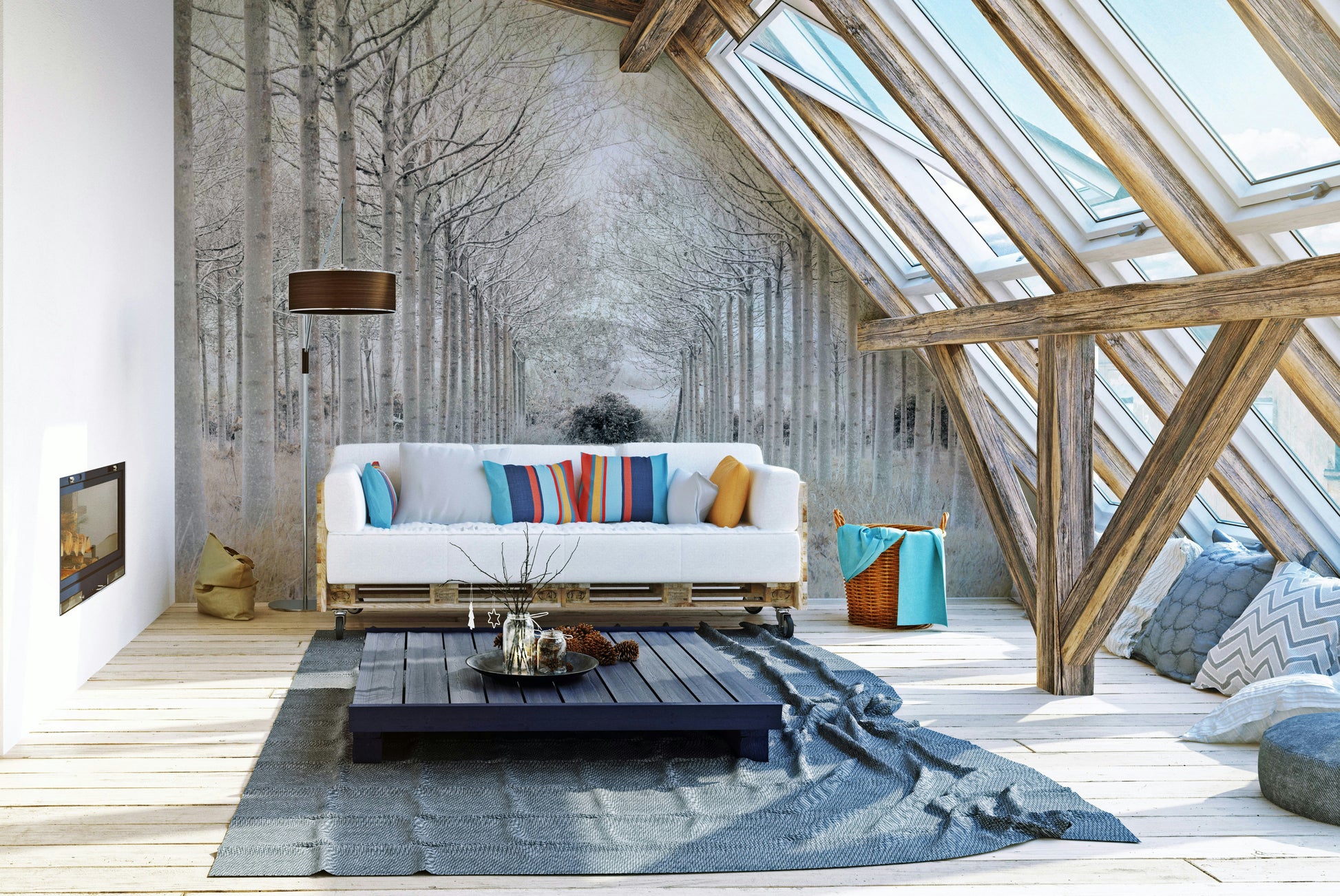 The composition is wide and panoramic.

