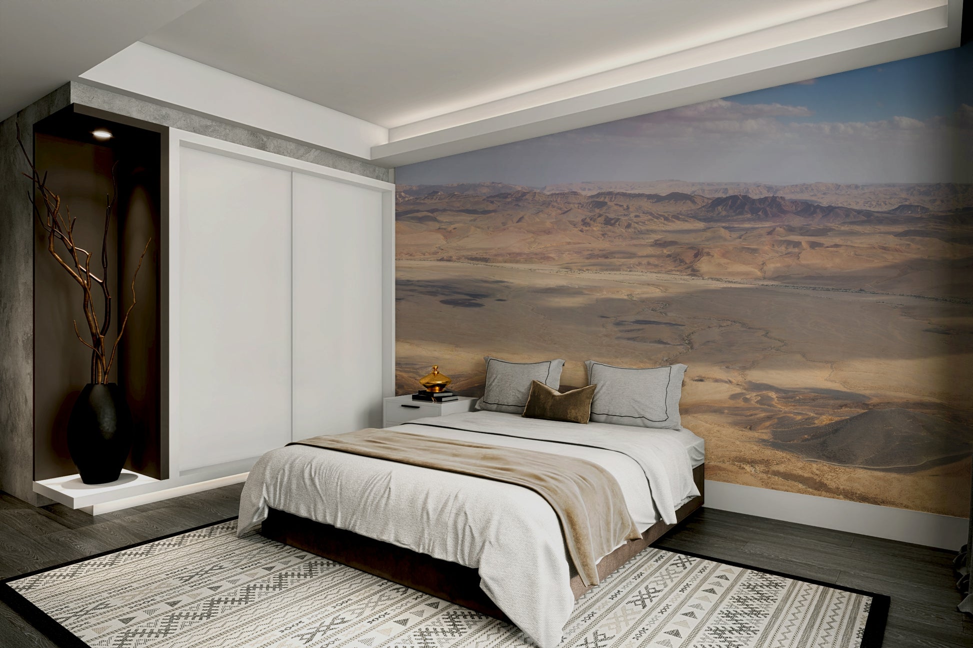 The horizon line stretches across the image.

