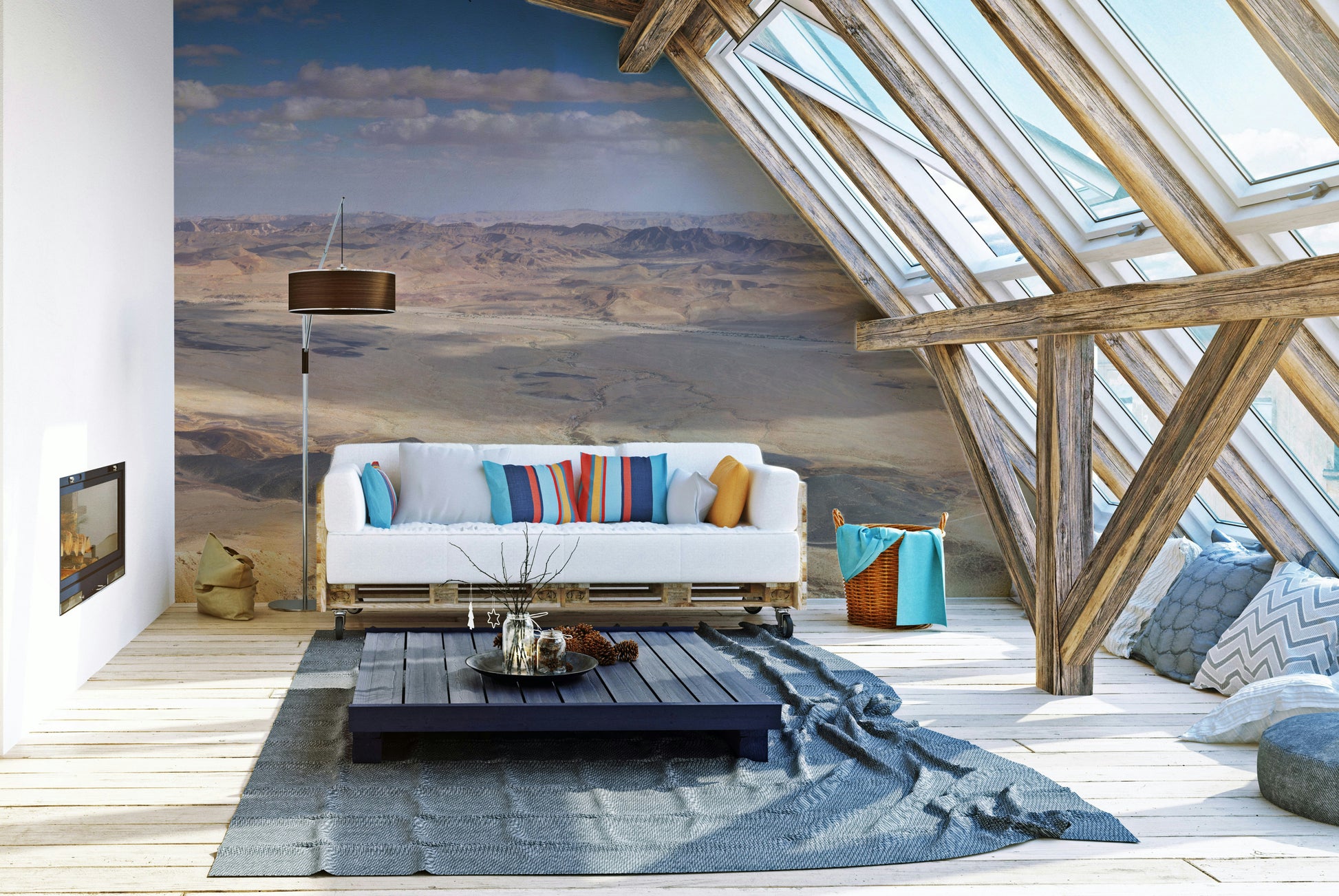 The light suggests either sunrise or sunset.

