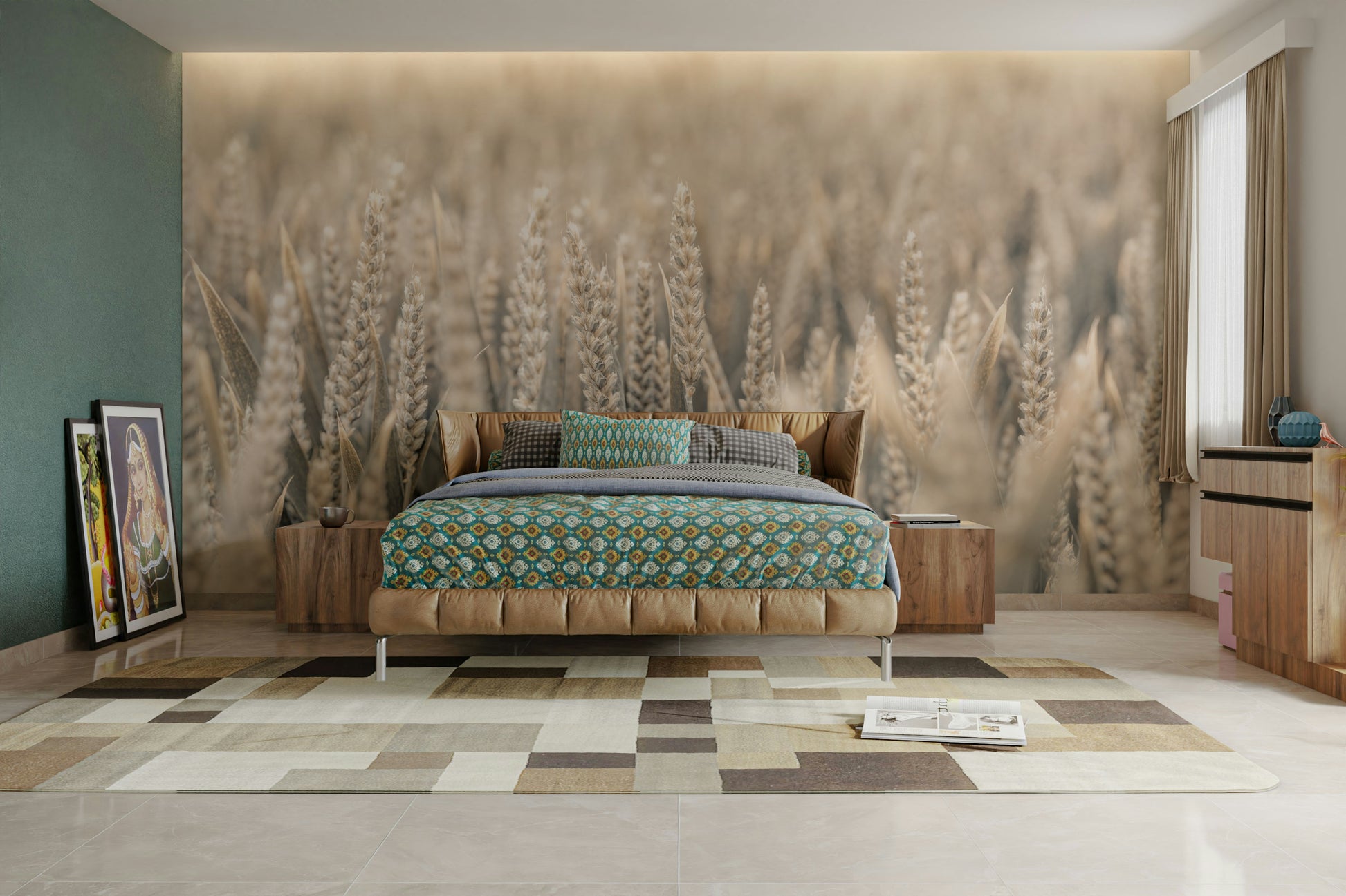 The mood is peaceful and serene.

