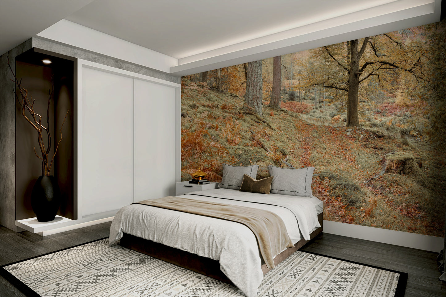 The path is a central focus of the image.

