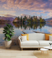 The mood is peaceful and tranquil.

