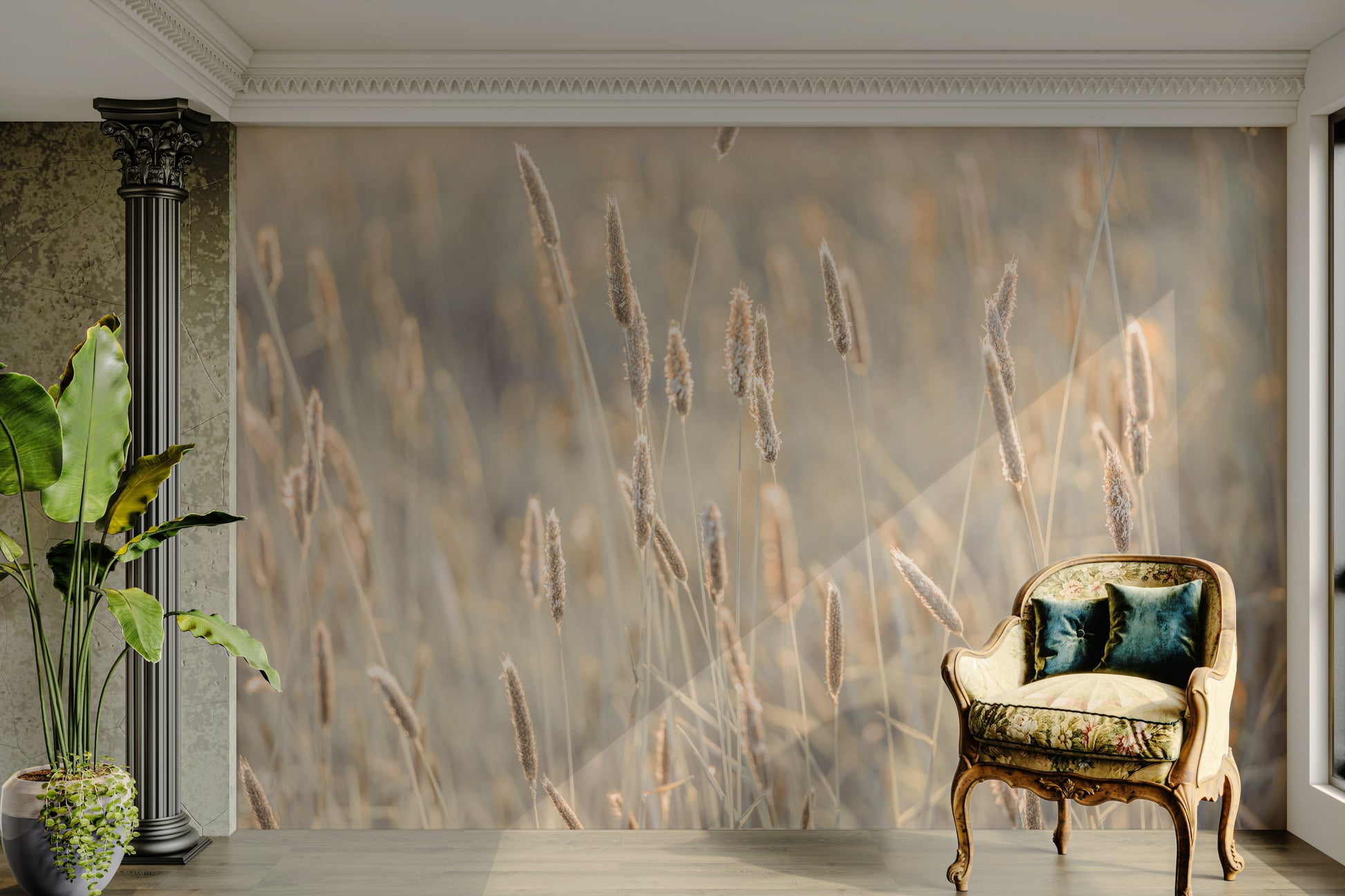 The feeling is one of fresh elegance.

