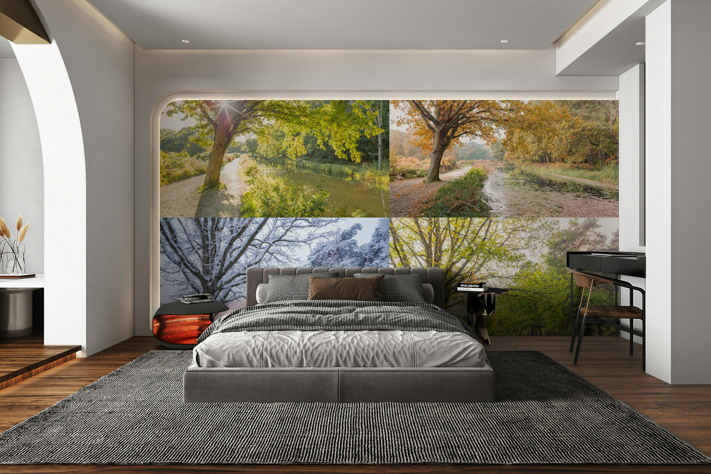 The style is artistic and natural.

