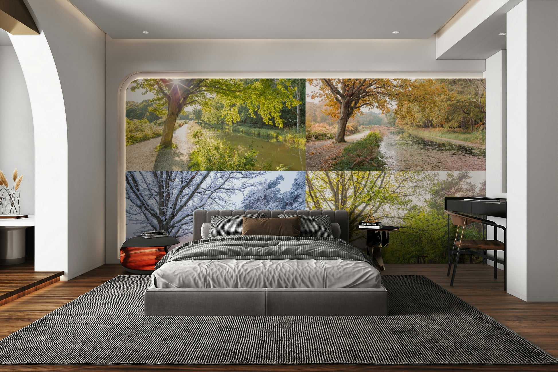 The style is artistic and natural.

