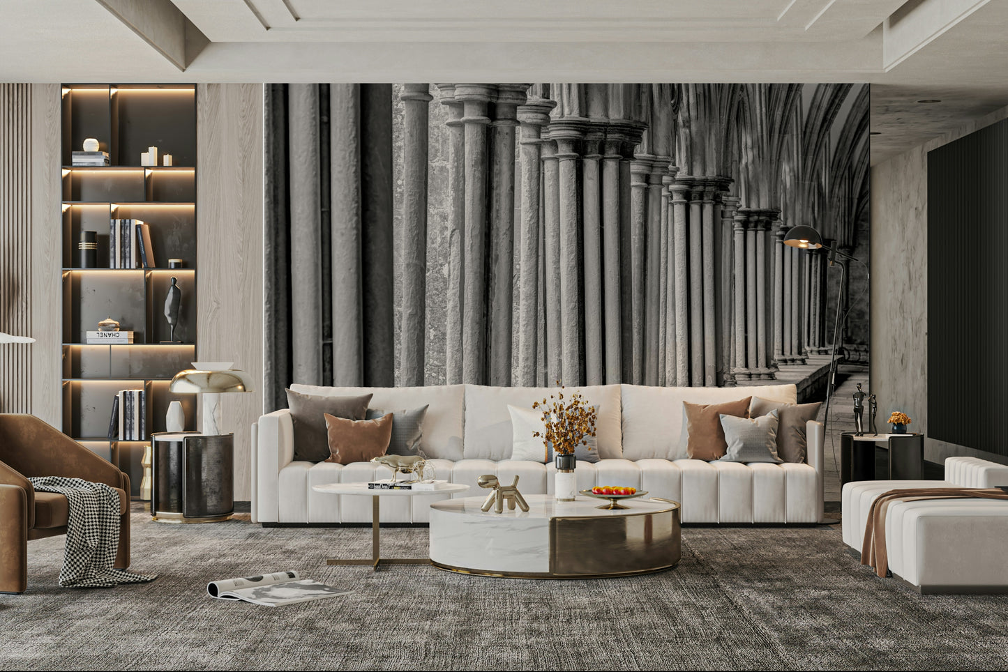 The style is artistic and natural.

