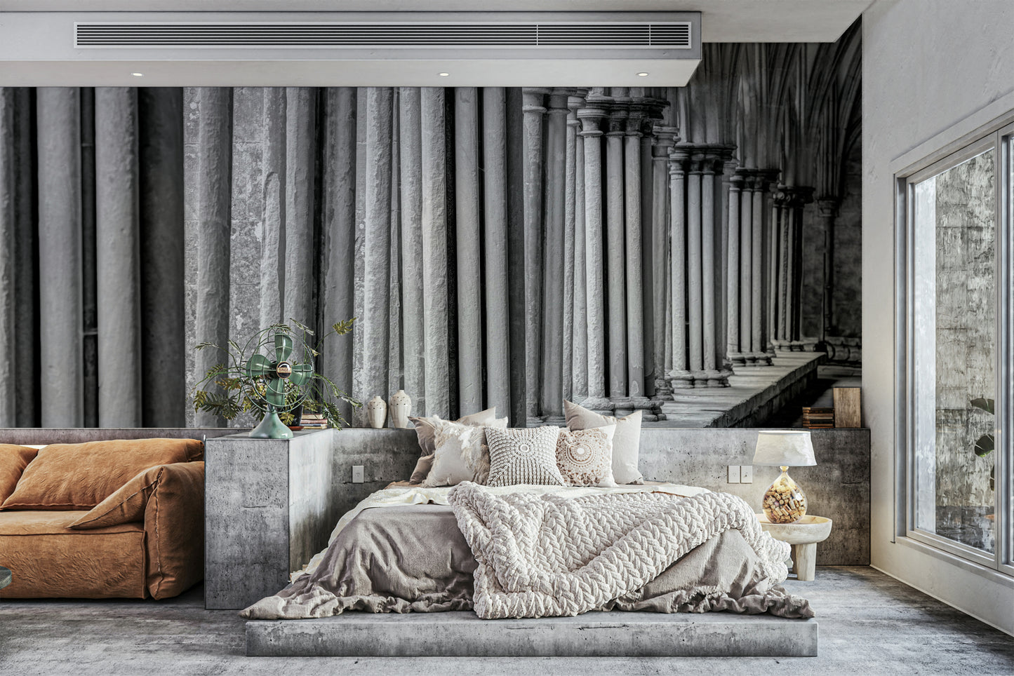 The design gives a feeling of quiet, natural beauty.

