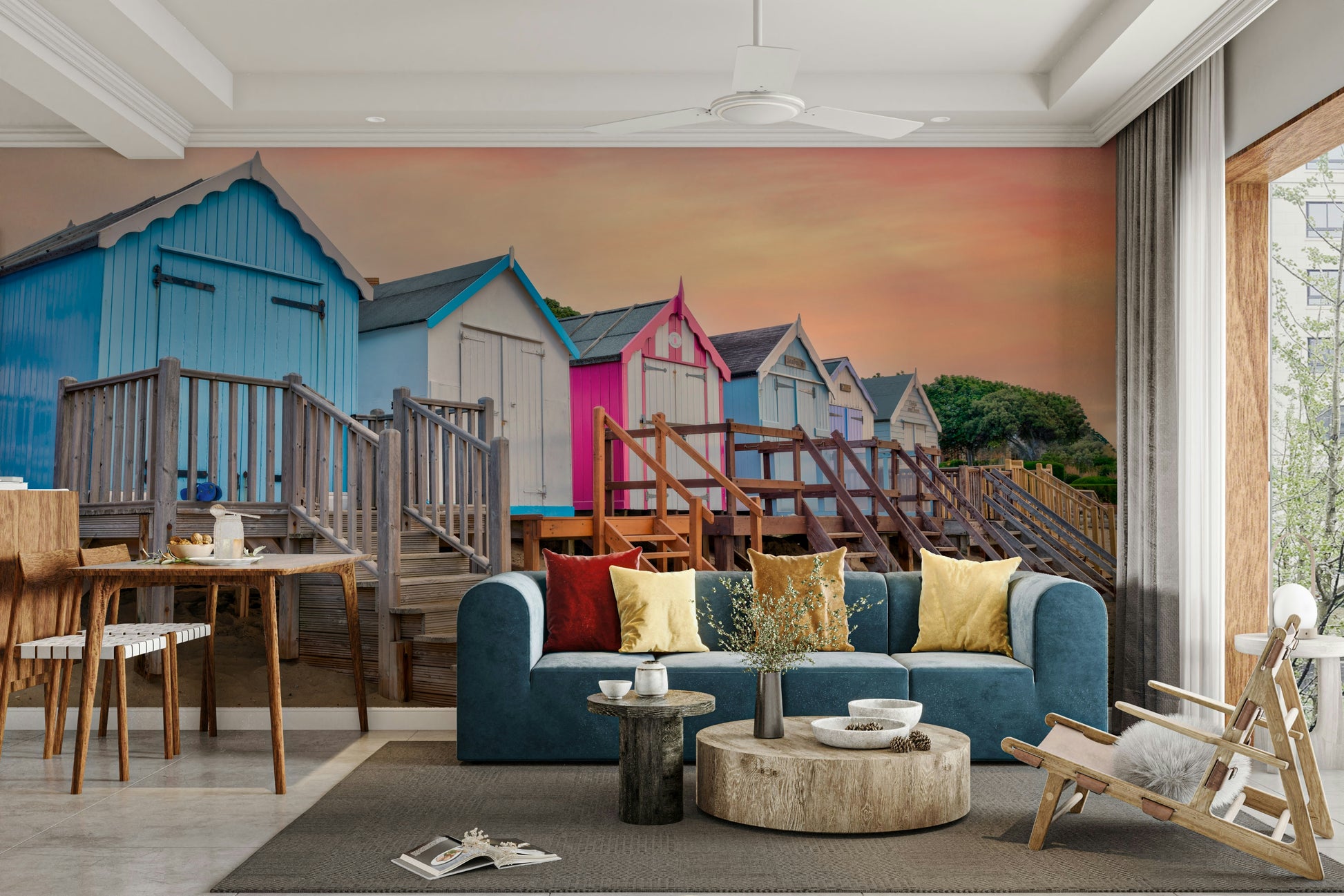 The feeling is one of fresh elegance.

