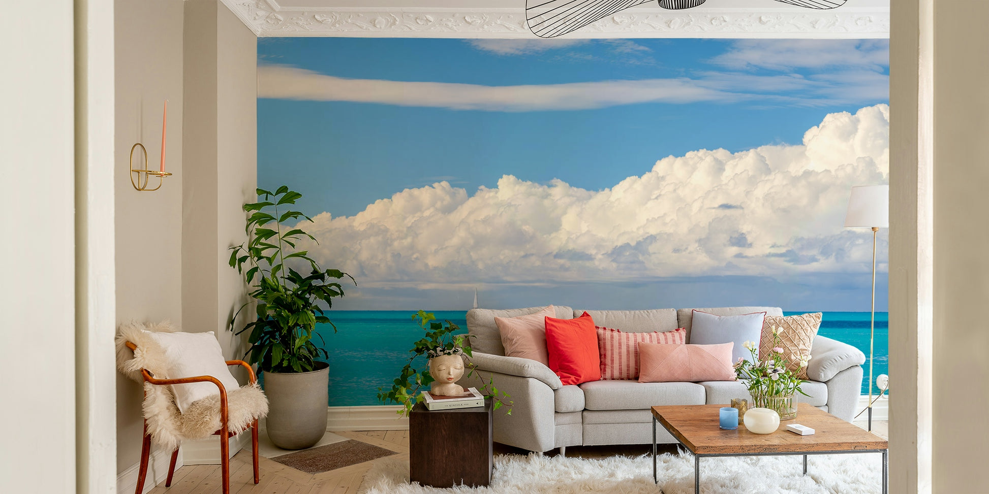 The scene evokes a feeling of openness and calm.

