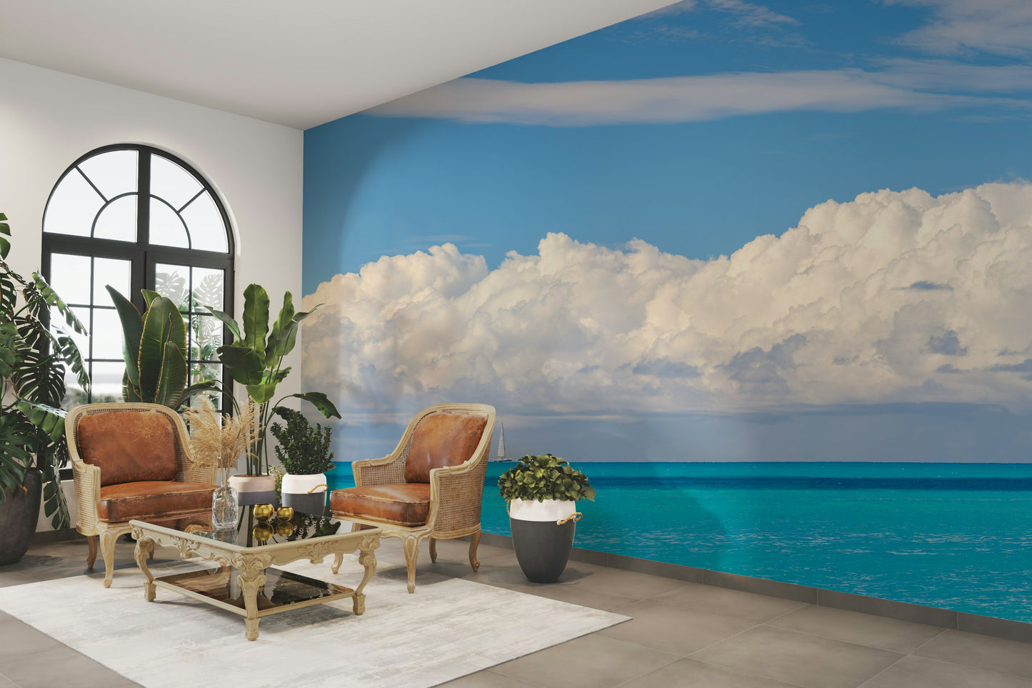 The overall mood is peaceful and tranquil.

