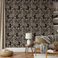 The zebras are a central focus of the image.

