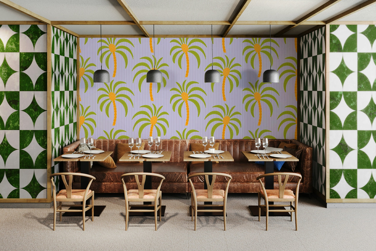 The mood is peaceful and serene.

