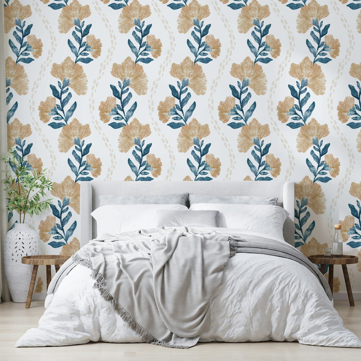 The feeling is one of fresh elegance.

