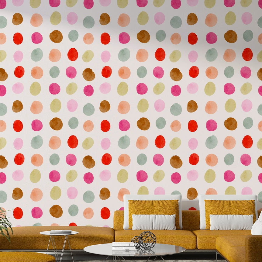 The image shows an artistic impression of soft, gentle dots.

