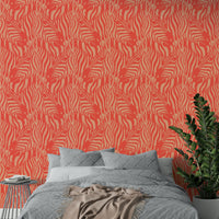 The colors are soft, muted tones of red, orange, and buff.

